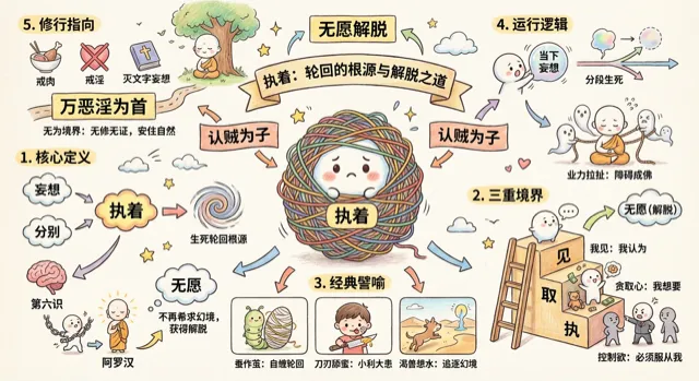 執著(一) - 心性修行圖解